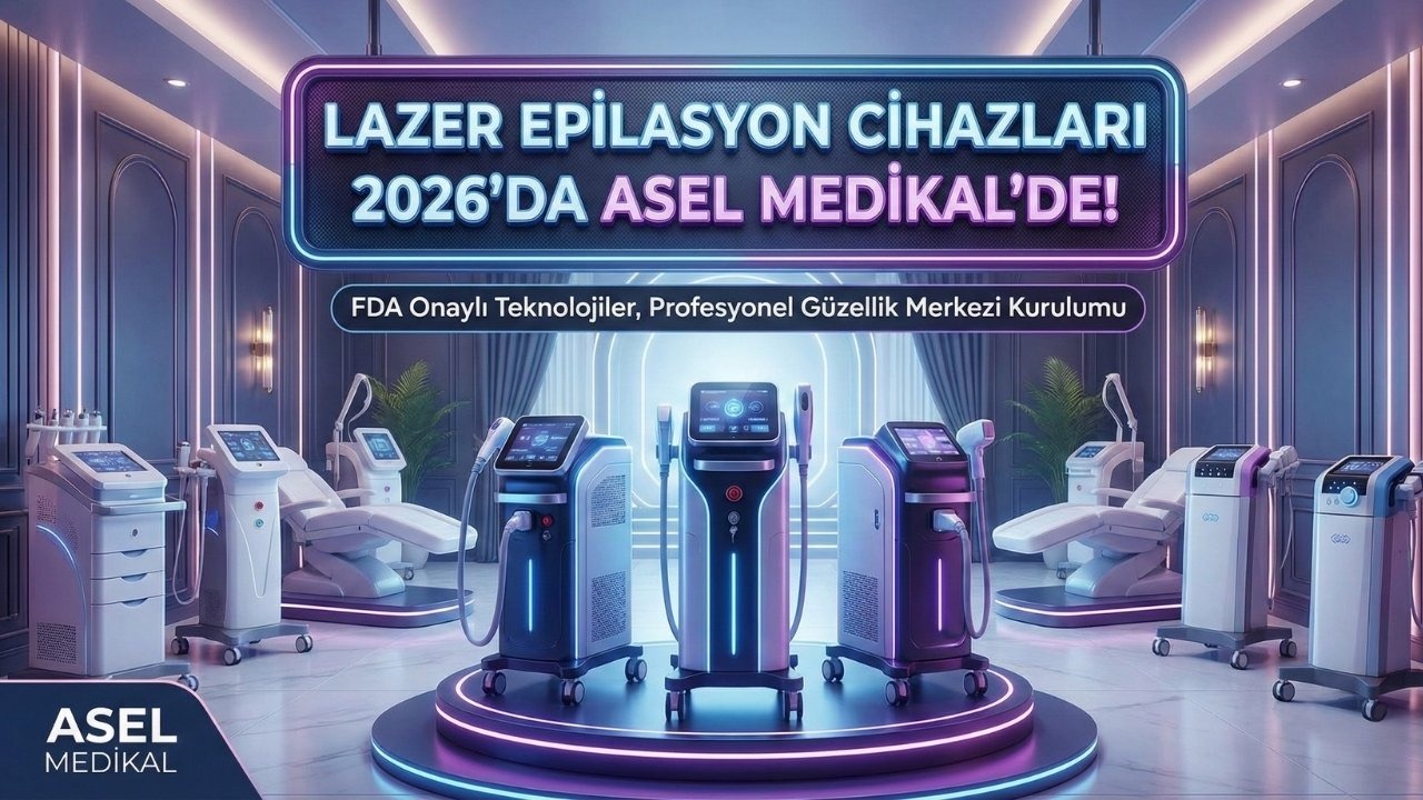 Lazer Epilasyon Cihazları 2026’da Asel Medikal’de